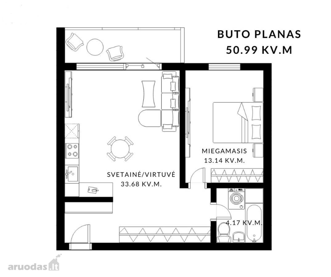 Visai šalia miesto centro - Žvėryne, - nuotraukos Nr. 17