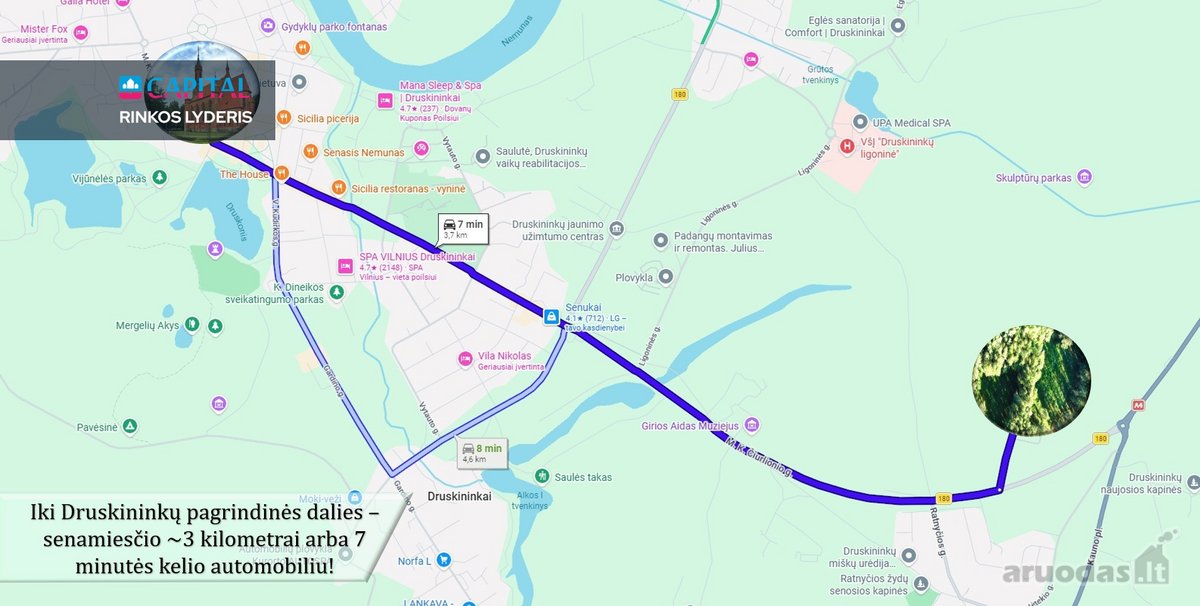 Parduodamas Žemės Sklypas Druskininkuose, - nuotraukos Nr. 12