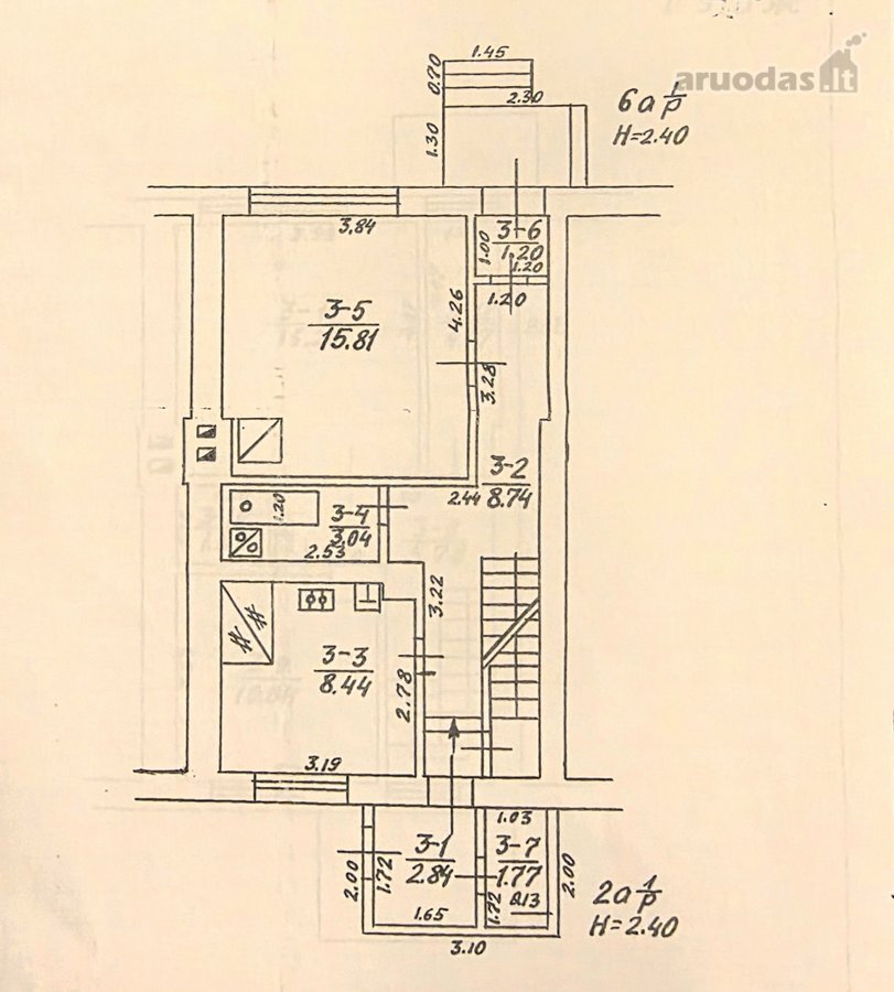Parduodamas erdvus per du aukštus įrengtas 79 - nuotraukos Nr. 23