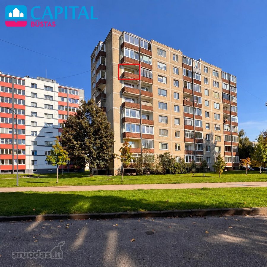 Erdvus 3 Kambarių Butas Su Dviem Balkonais  - nuotraukos Nr. 13