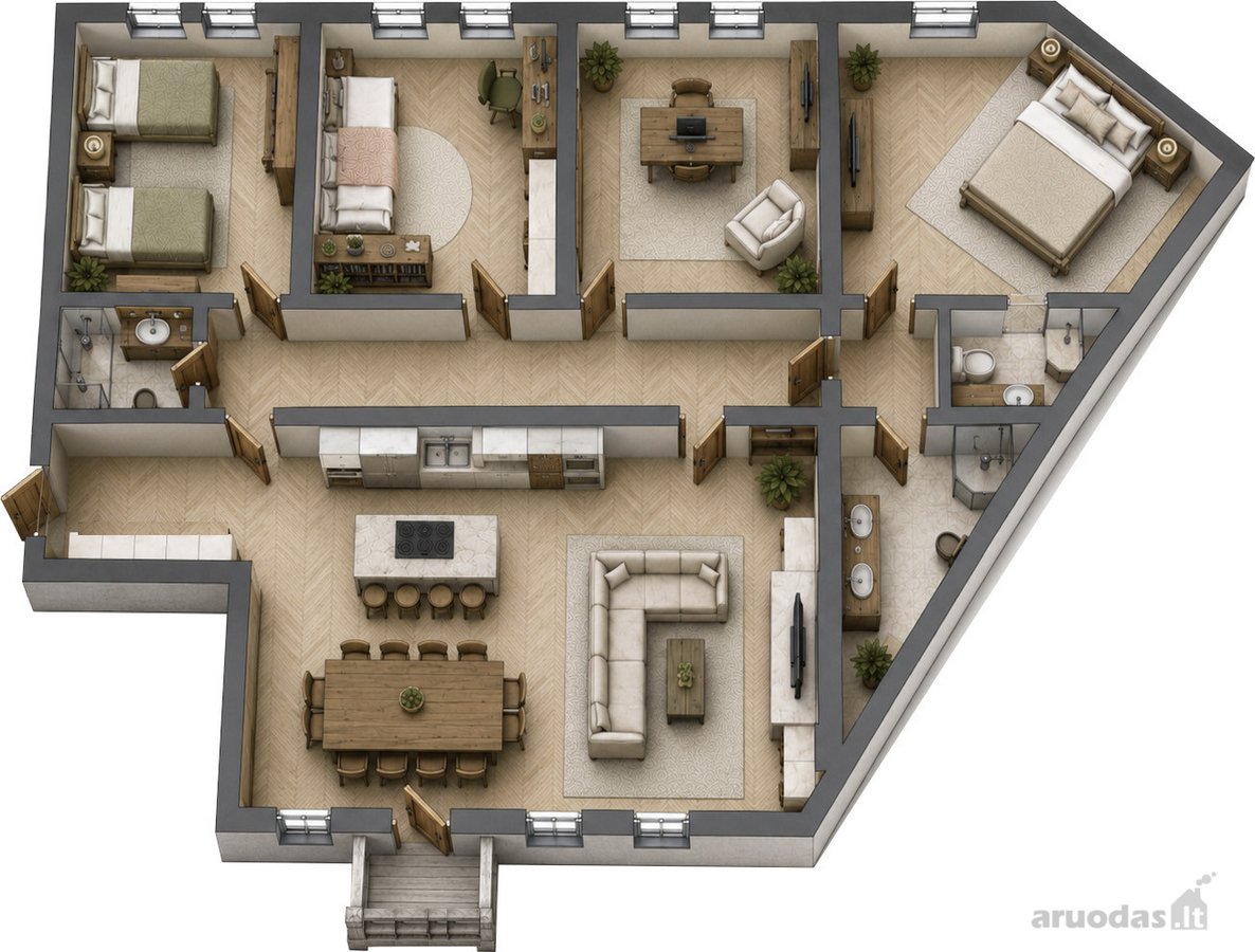 Parduodami išskirtiniai 191,31 m² - nuotraukos Nr. 25