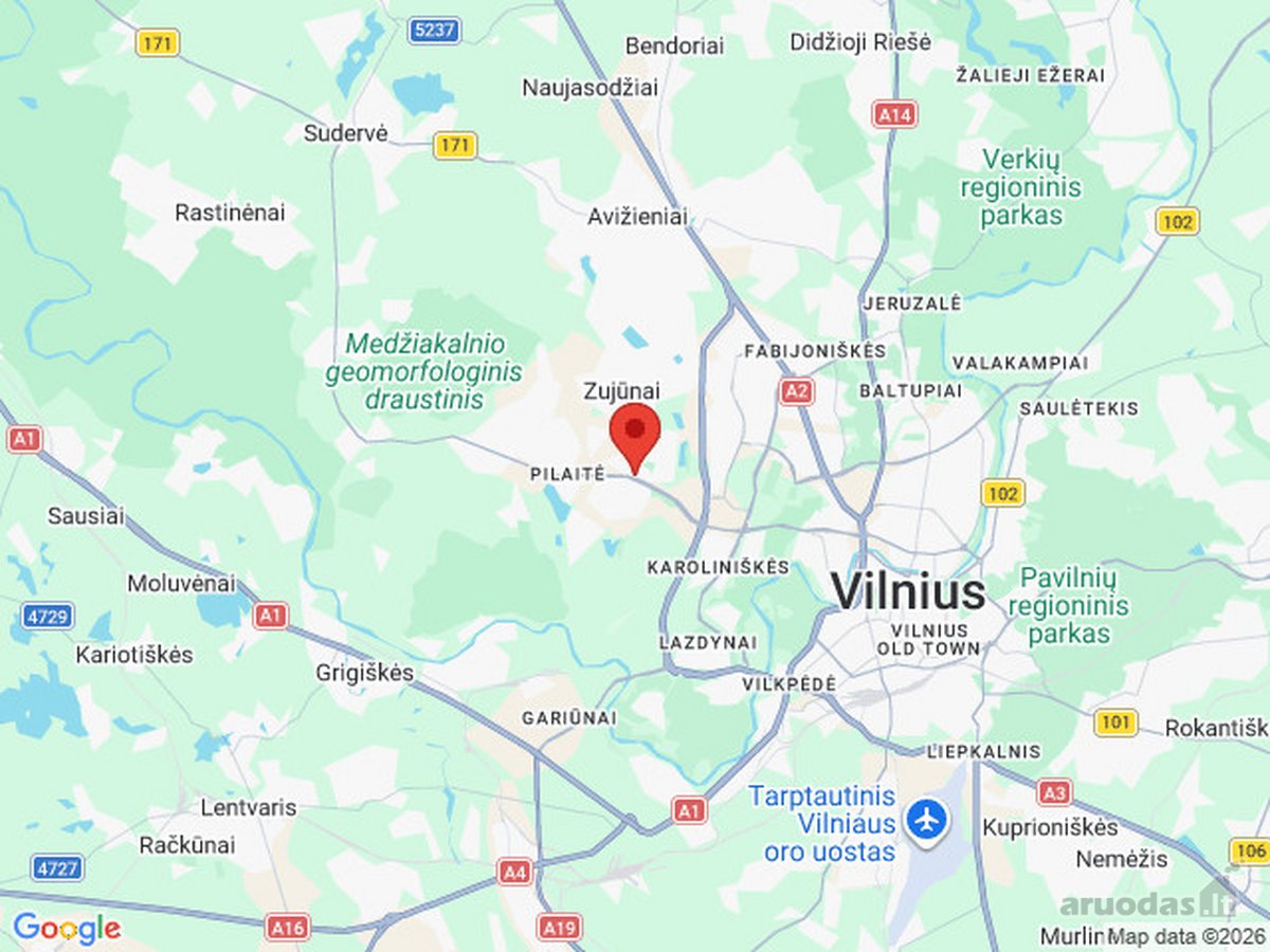 Nuomojamas įrengtas vieno kambario butas - nuotraukos Nr. 10
