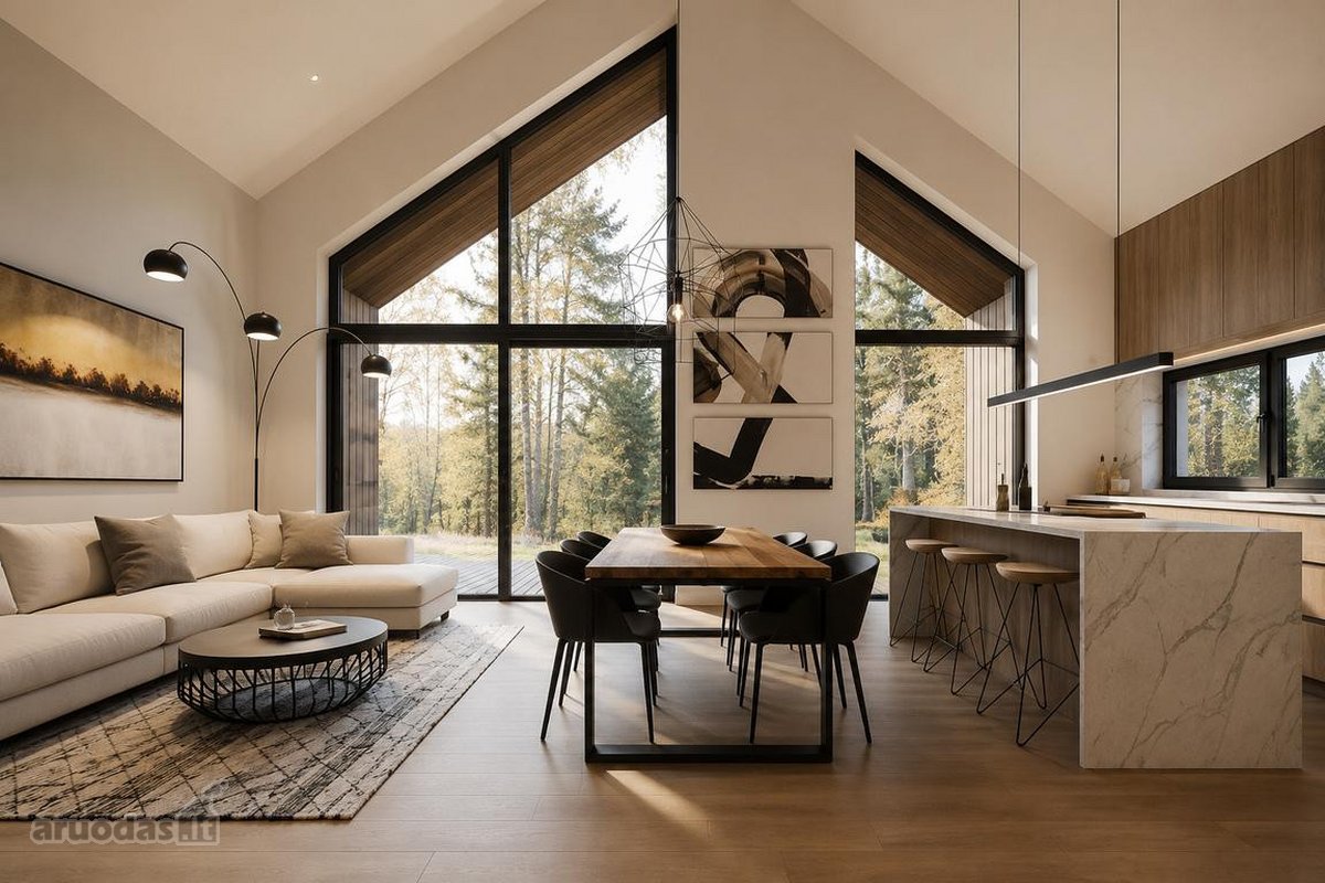 Parduodami 80 m² namai naujai besikuriančioje - nuotraukos Nr. 5