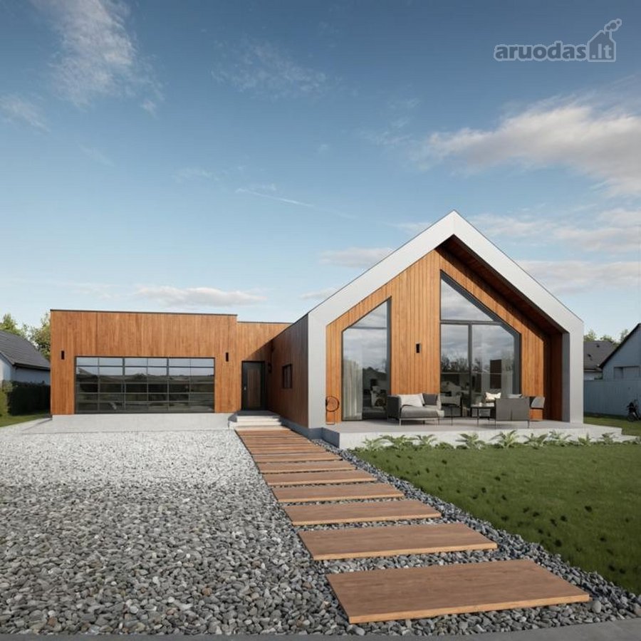 Parduodami 80 m² namai naujai besikuriančioje - nuotraukos Nr. 2