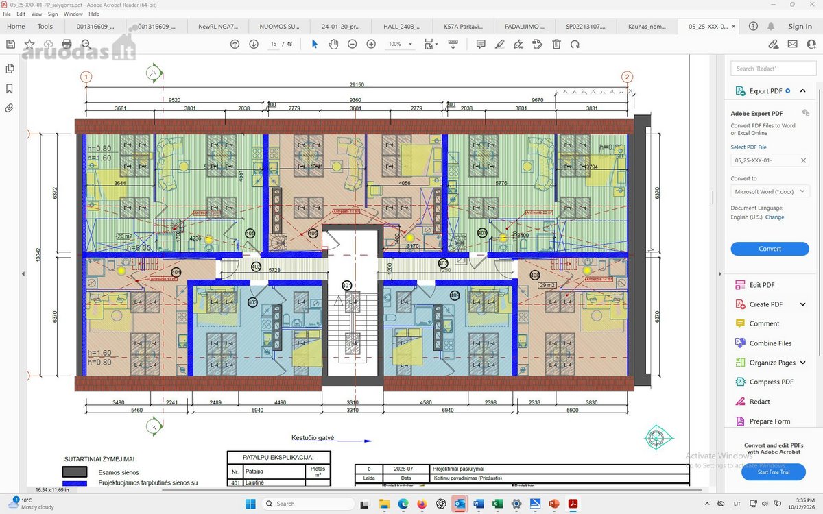 Parduodame dalį 223m2 iš 300m2 neįrengtos - nuotraukos Nr. 15