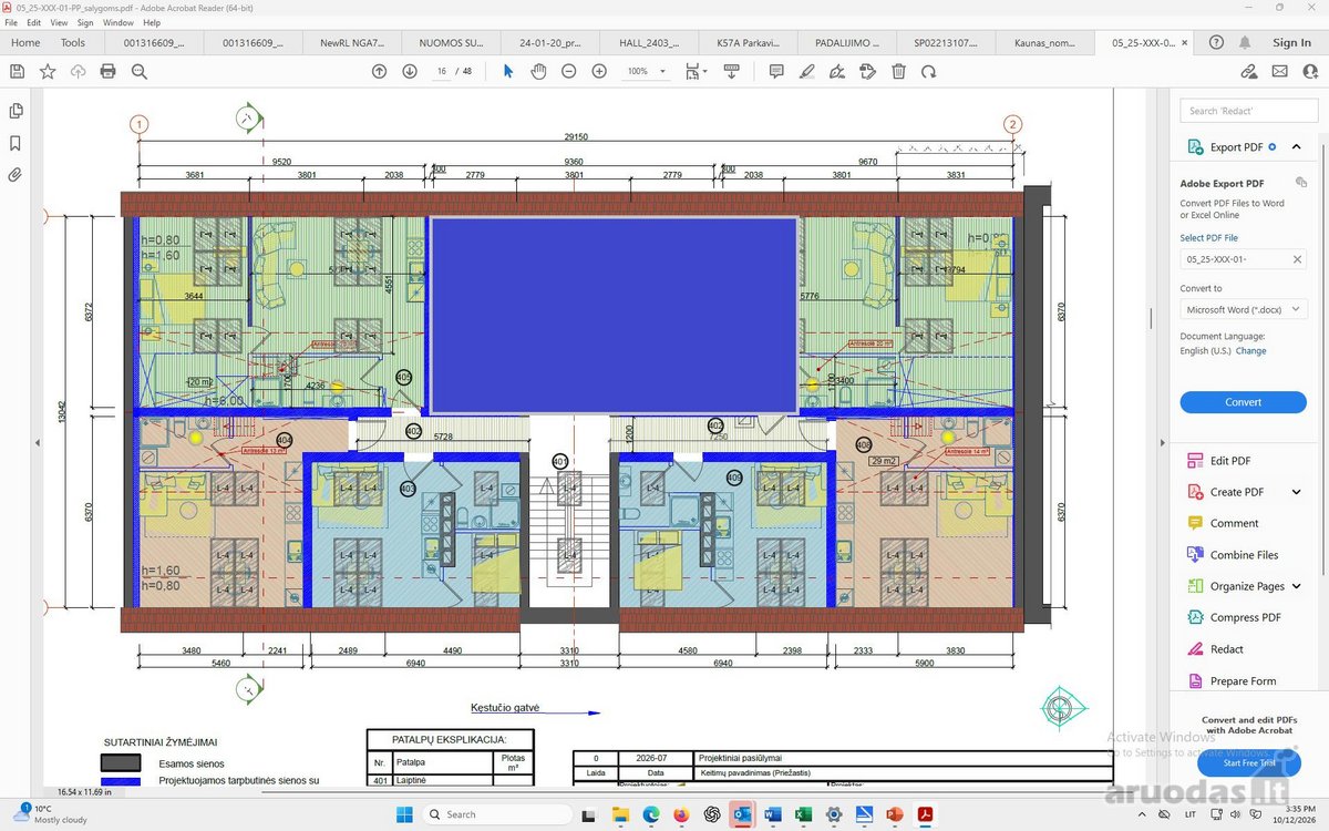 Parduodame dalį 223m2 iš 300m2 neįrengtos - nuotraukos Nr. 11