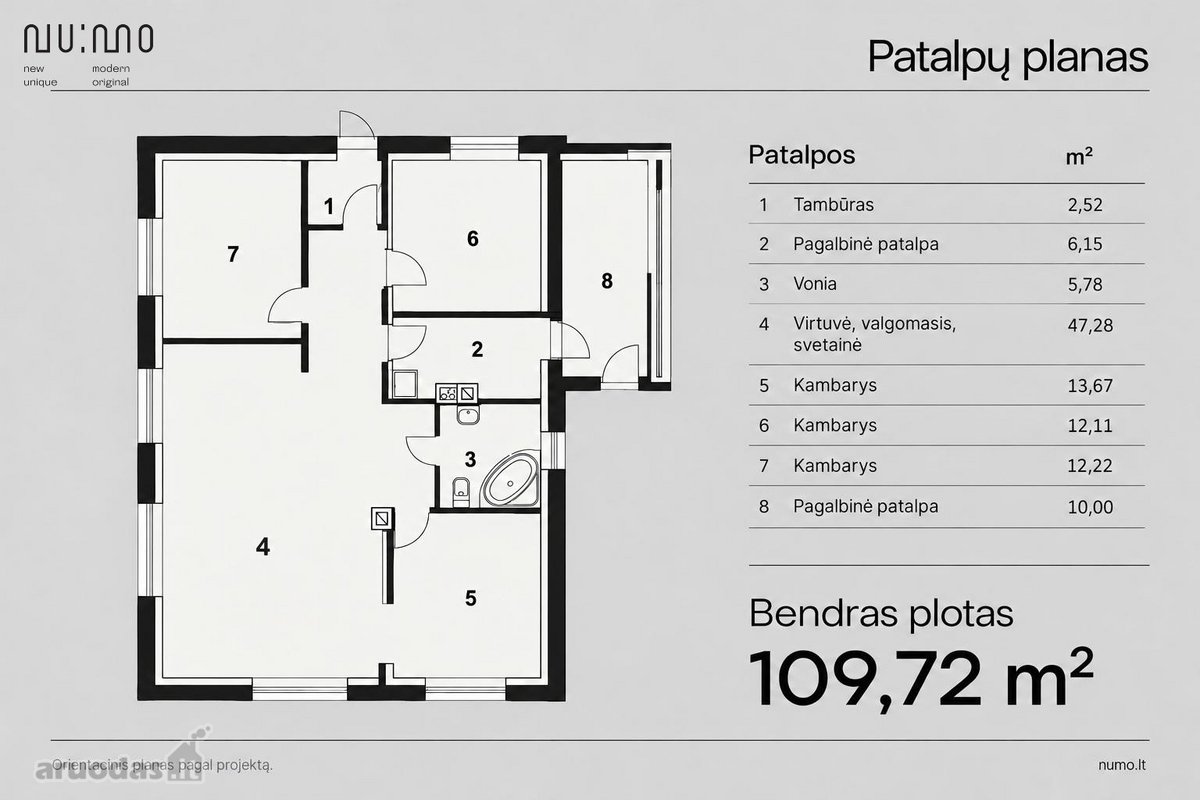 Parduodamas A++ energinės klasės namas (viena - nuotraukos Nr. 23