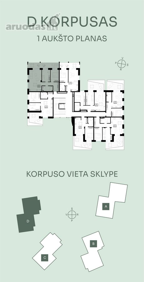 Itin erdvus naujos statybos butas  3 erdvūs - nuotraukos Nr. 4