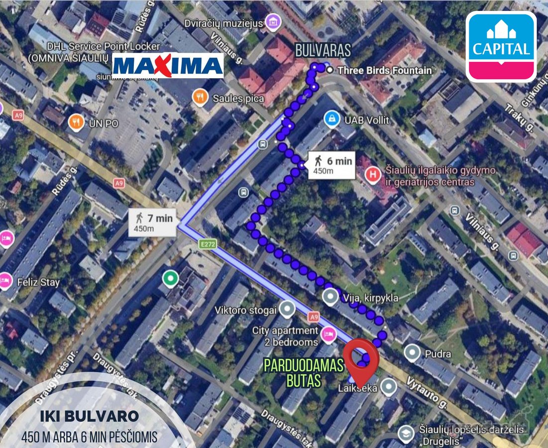 Šiauliuose, Miesto Centre Parduodamas - nuotraukos Nr. 20