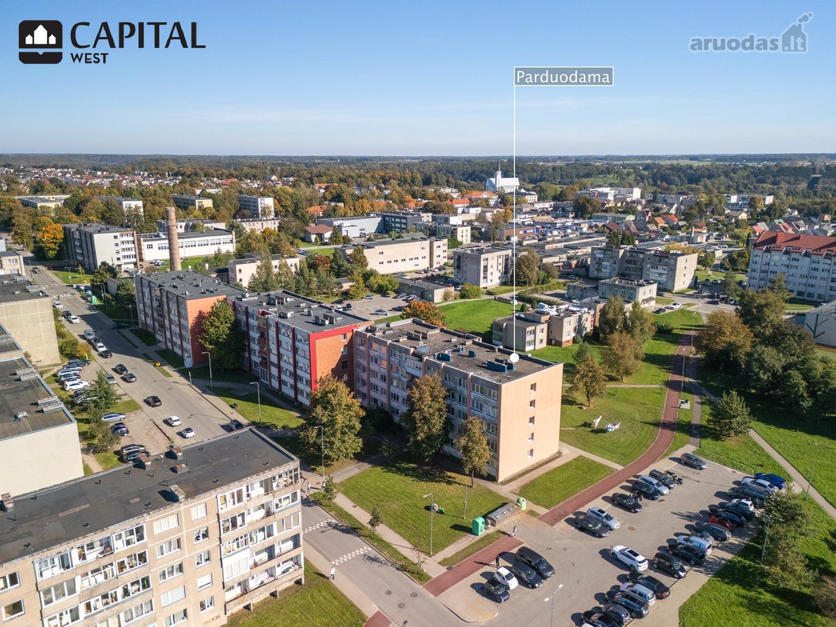 Parduodamas erdvus 4 kambarių butas Gargžduose. - nuotraukos Nr. 18