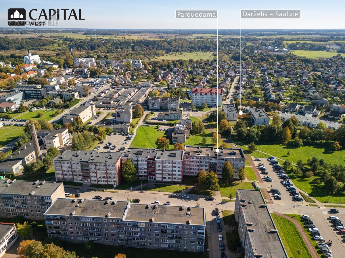 Parduodamas erdvus 4 kambarių butas Gargžduose. - nuotraukos Nr. 19