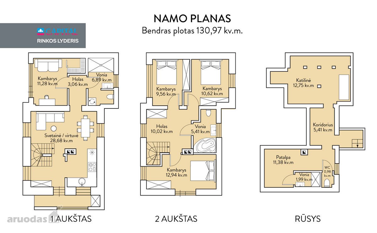 Parduodamas Naujai Rekonstruotas Gyvenamasis - nuotraukos Nr. 31