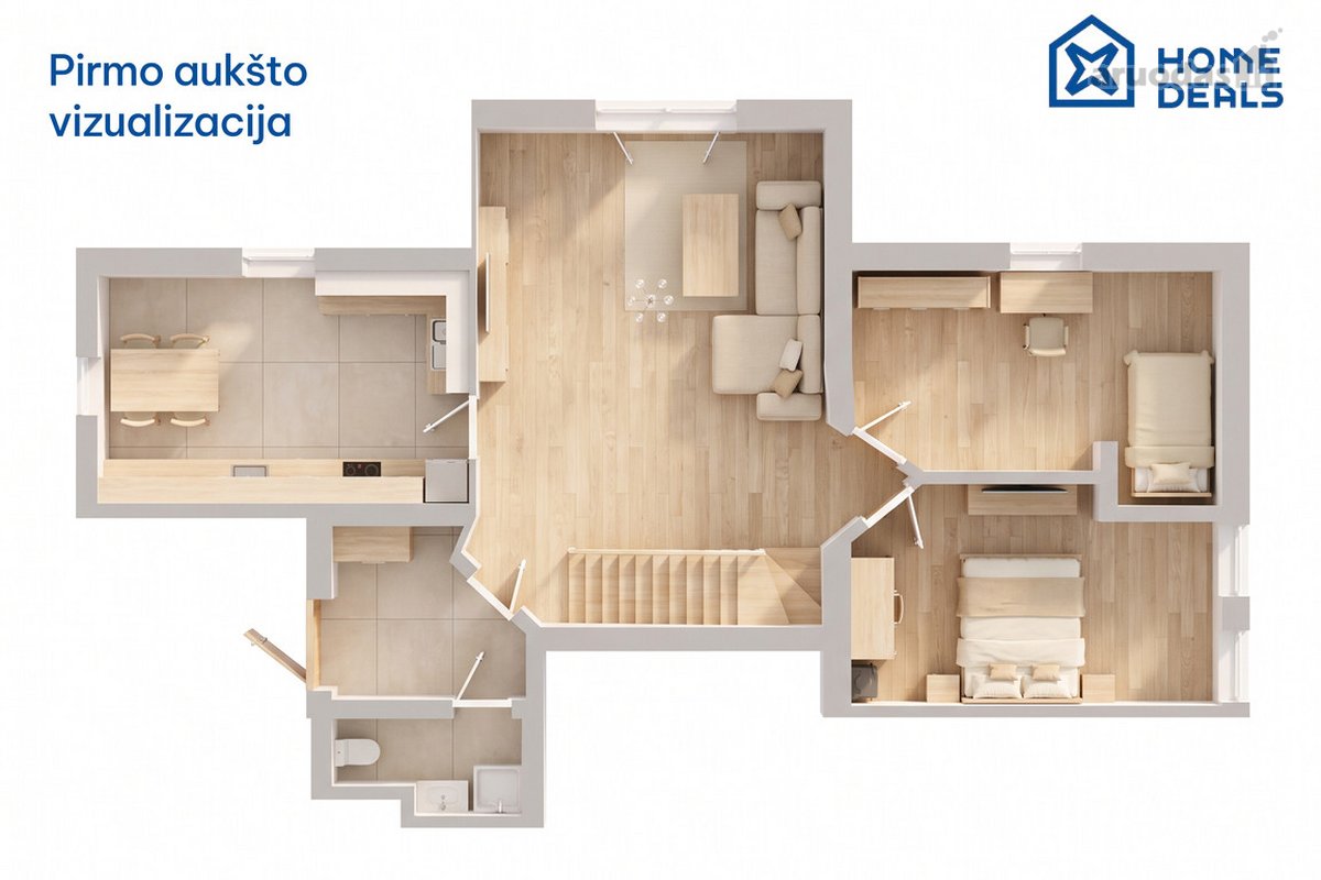P. Skorinos gatvėje parduodamas išskirtinis - nuotraukos Nr. 25