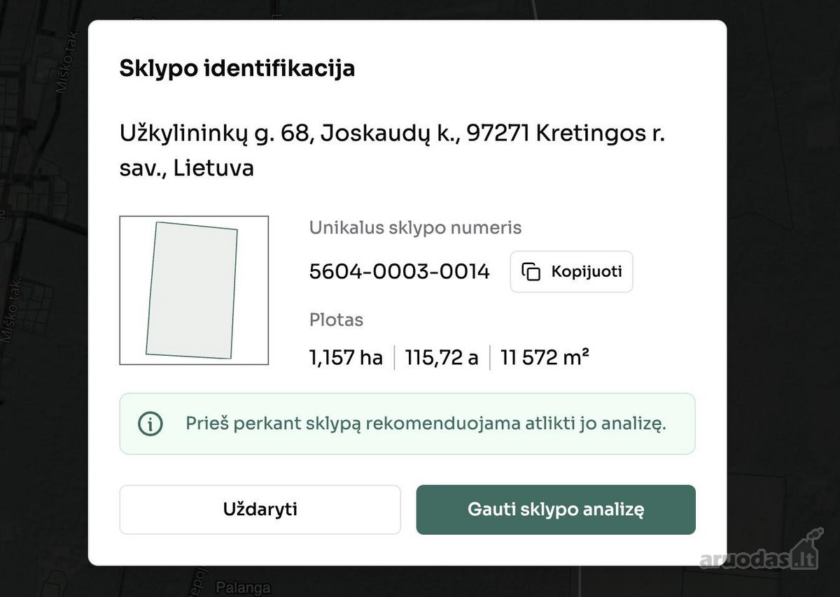 Parduodami 17 arų ir 115 arų žemės sklypai - nuotraukos Nr. 2