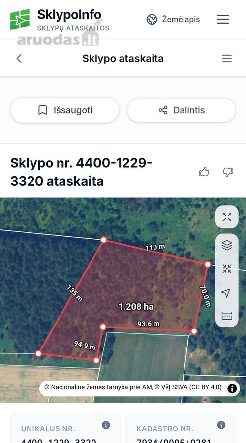 Parduodamas 1,2079 ha žemės ūkio paskirties - nuotraukos Nr. 27