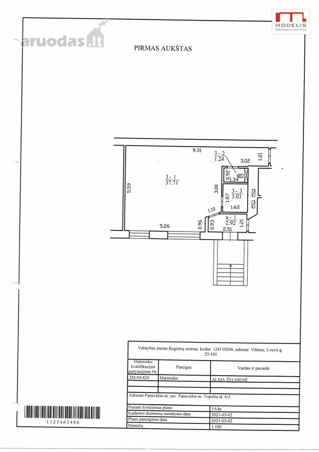 Išnuomojamos patalpos miesto centre Topolių - nuotraukos Nr. 3