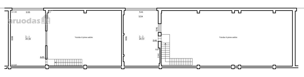Nuomojamos patalpos Verslo centre, Dubysos g. - nuotraukos Nr. 27