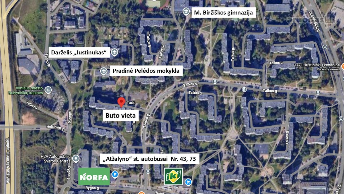 Parduodamas Šviesus 2 Kambarių Butas Justiniškėse - nuotraukos Nr. 27