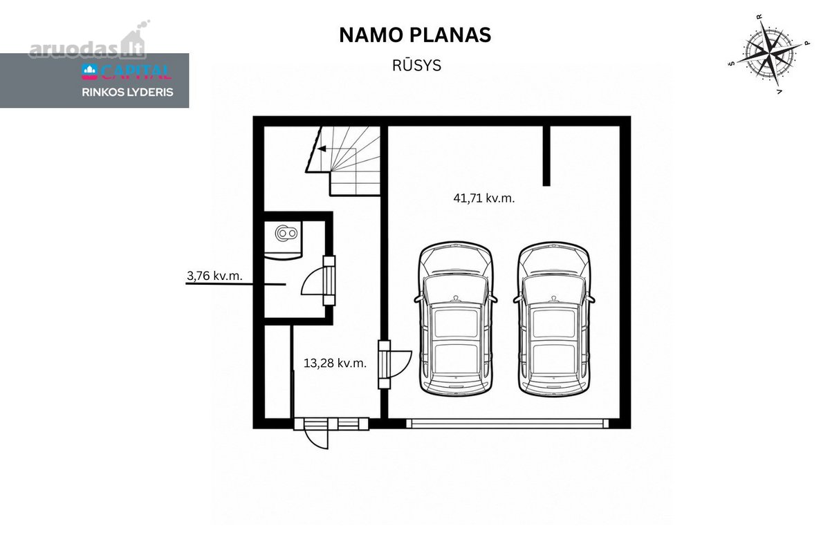 Parduodamas Jaukiai Įrengtas, Turintis Erdvų - nuotraukos Nr. 16