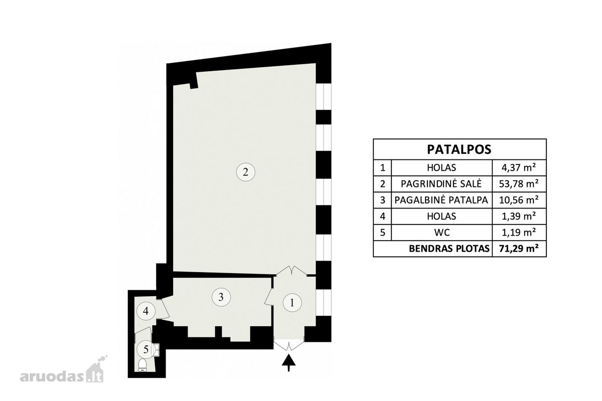 Įrengtos Administracinės Patalpos Algirdo - nuotraukos Nr. 13