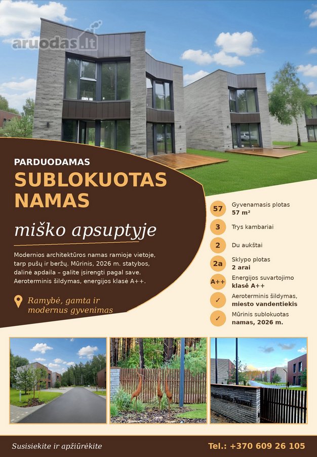 Parduodamas sublokuotas kotedžas Palangoje, - nuotraukos Nr. 20