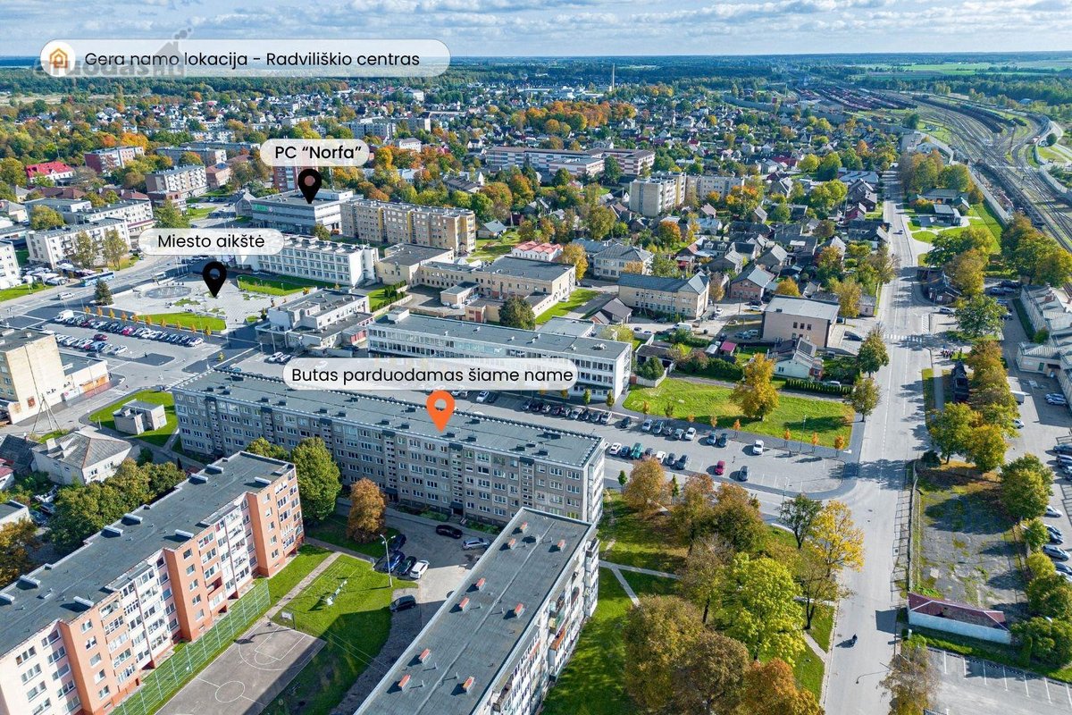Parduodamas 1 kambario butas Radviliškio - nuotraukos Nr. 16