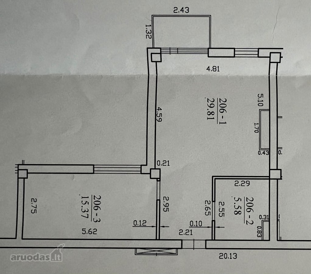 Parduodamas Jaukus Ir Funkcionalus 2 Kambarių - nuotraukos Nr. 18