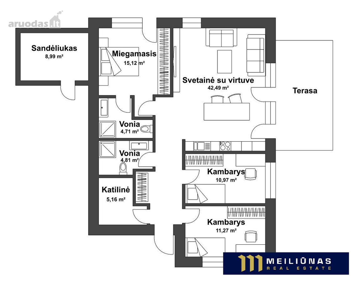Naujos Statybos Projektas Virbališkėse Visai - nuotraukos Nr. 17