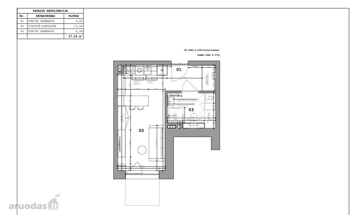 Stilingi 1 Kambario Apartamentai Su Balkonu - nuotraukos Nr. 20