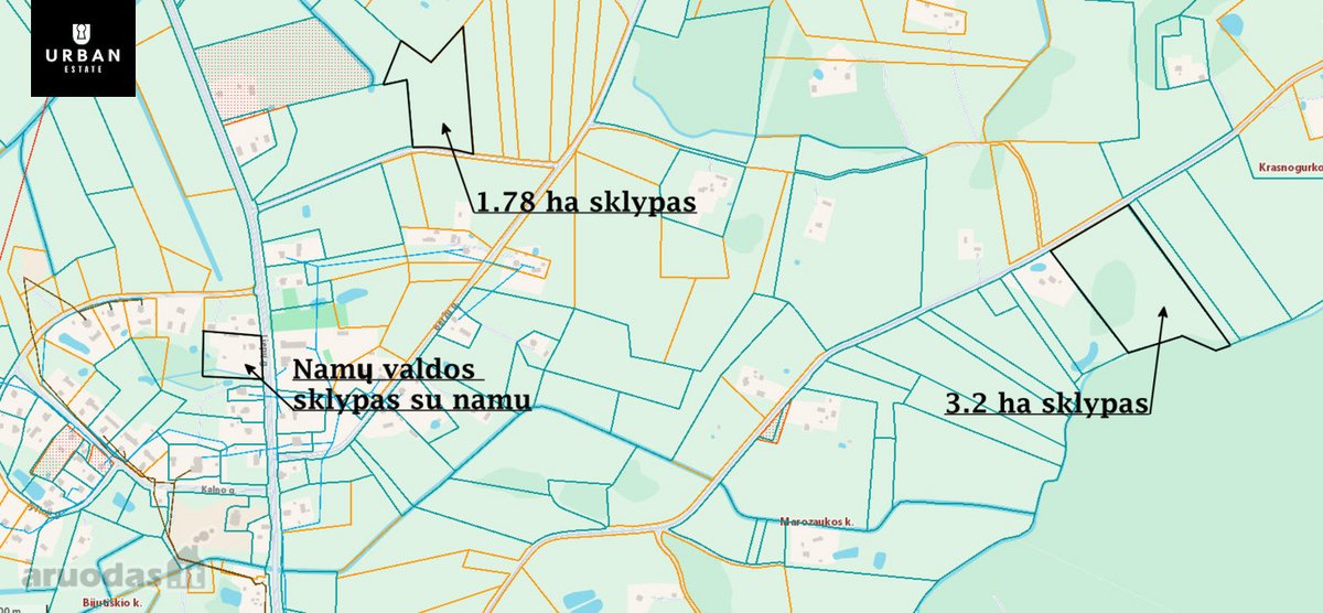Erdvus Namų Valdos Sklypas Su Gyvenamuoju - nuotraukos Nr. 14