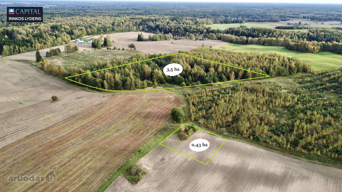 Parduodamas žemės 0,43 ha žemės ūkio - nuotraukos Nr. 5
