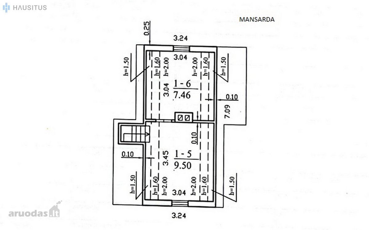Parduodamas Mūrinis 67,76 Kv.m ir 8 Kv.m - nuotraukos Nr. 32