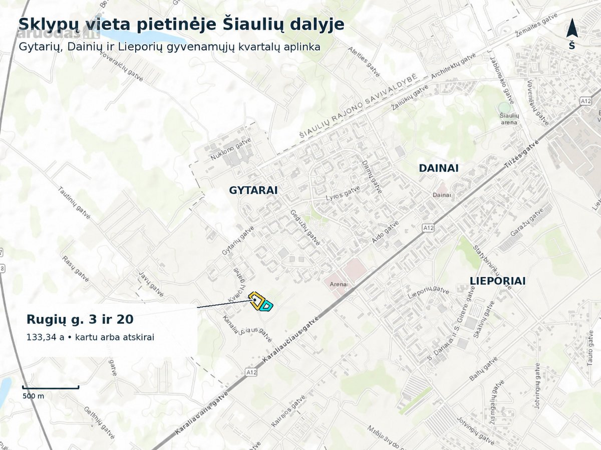 Parduodamas sklypas daugiabučių plėtrai - nuotraukos Nr. 5