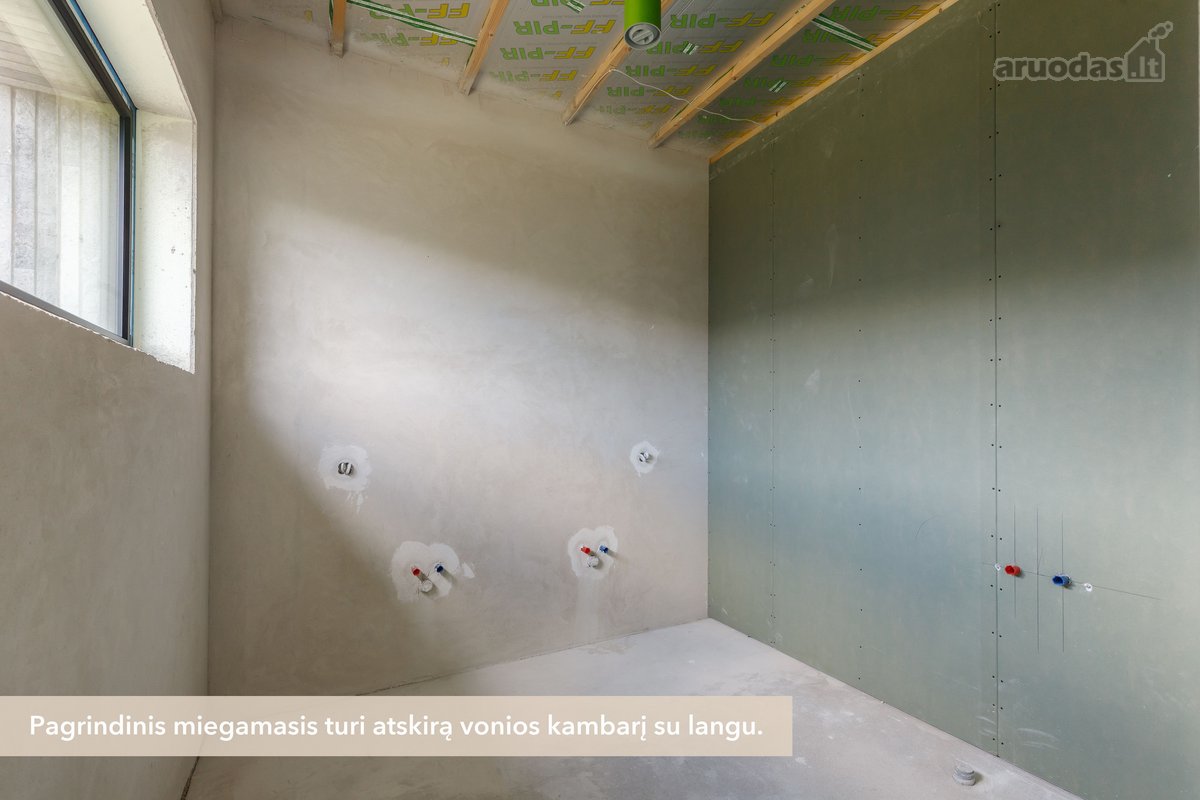 Naujos statybos A++ klasės namas su šildomu - nuotraukos Nr. 38