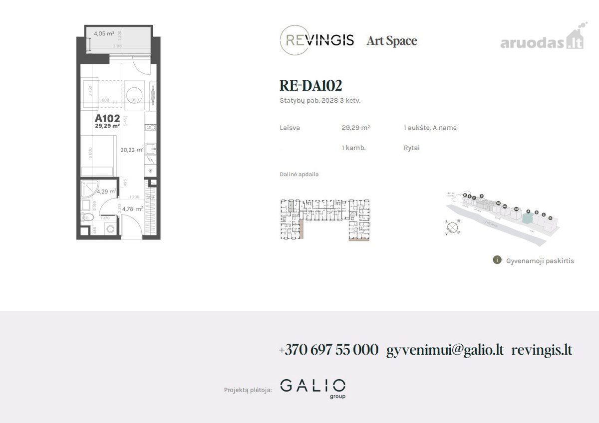 Revingio kvartalas įsikūręs išskirtinėje - nuotraukos Nr. 2