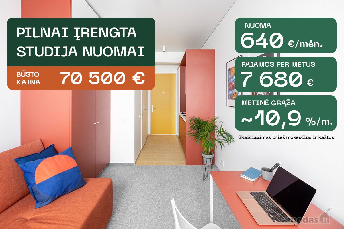 Parduodama Pilnai Įrengta Studija - nuotraukos Nr. 7