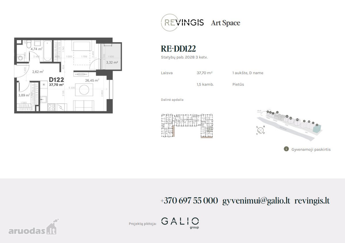 Revingio kvartalas įsikūręs išskirtinėje - nuotraukos Nr. 2