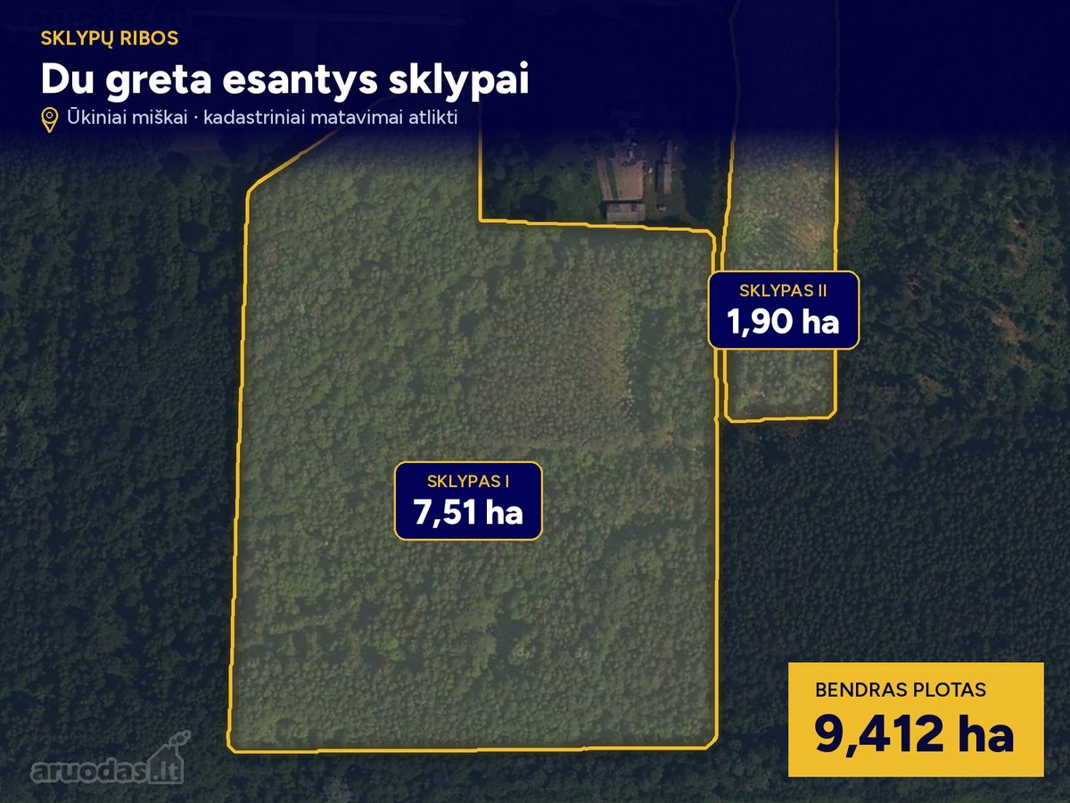 Parduodamas  miškas 9,412 ha Šliurpkiškėse - nuotraukos Nr. 2