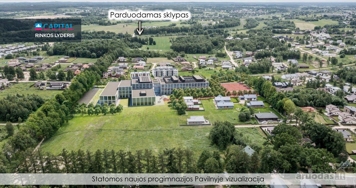 Parduodamas erdvus 18 arų namų valdos sklypas - nuotraukos Nr. 9