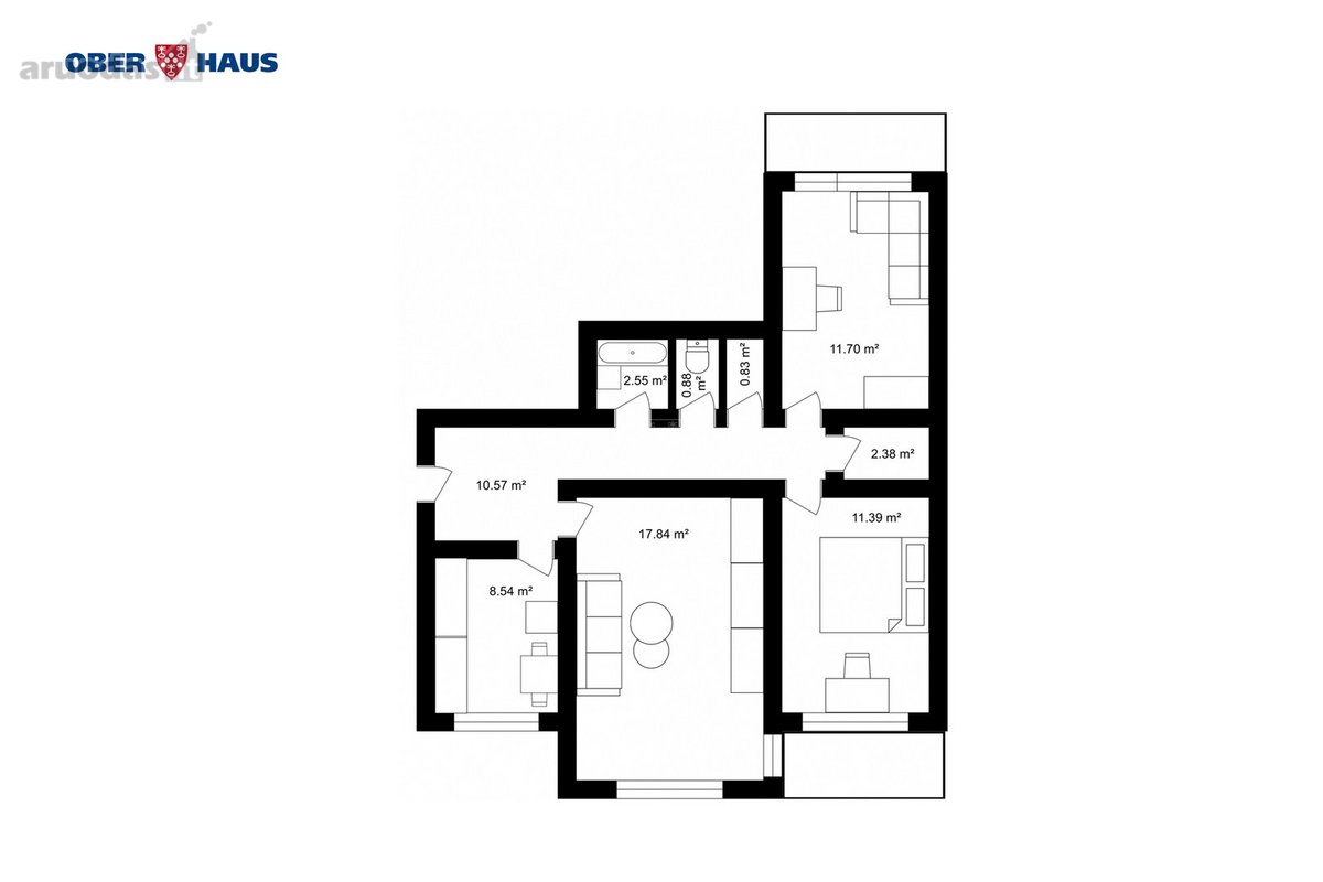 Išnuomojamas Erdvus Ir Tvarkingas 3 Kambarių - nuotraukos Nr. 31
