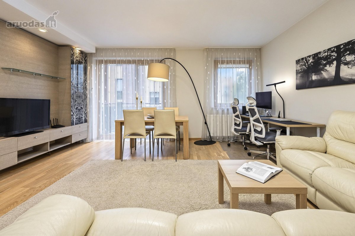 Išnuomojami Erdvūs 2 Kambarių Apartamentai - nuotraukos Nr. 4