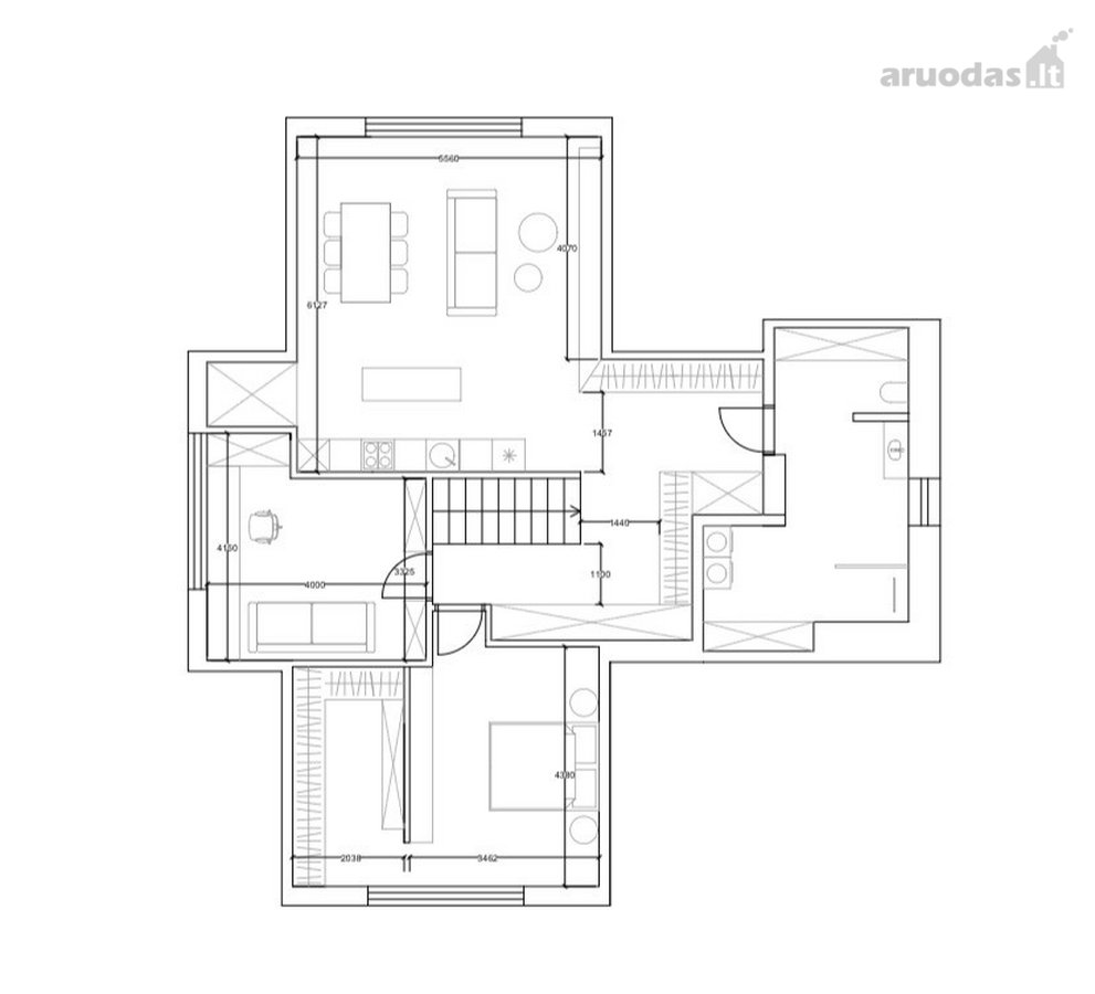 101,21 M² Išskirtinio Išplanavimo Būstas - nuotraukos Nr. 14