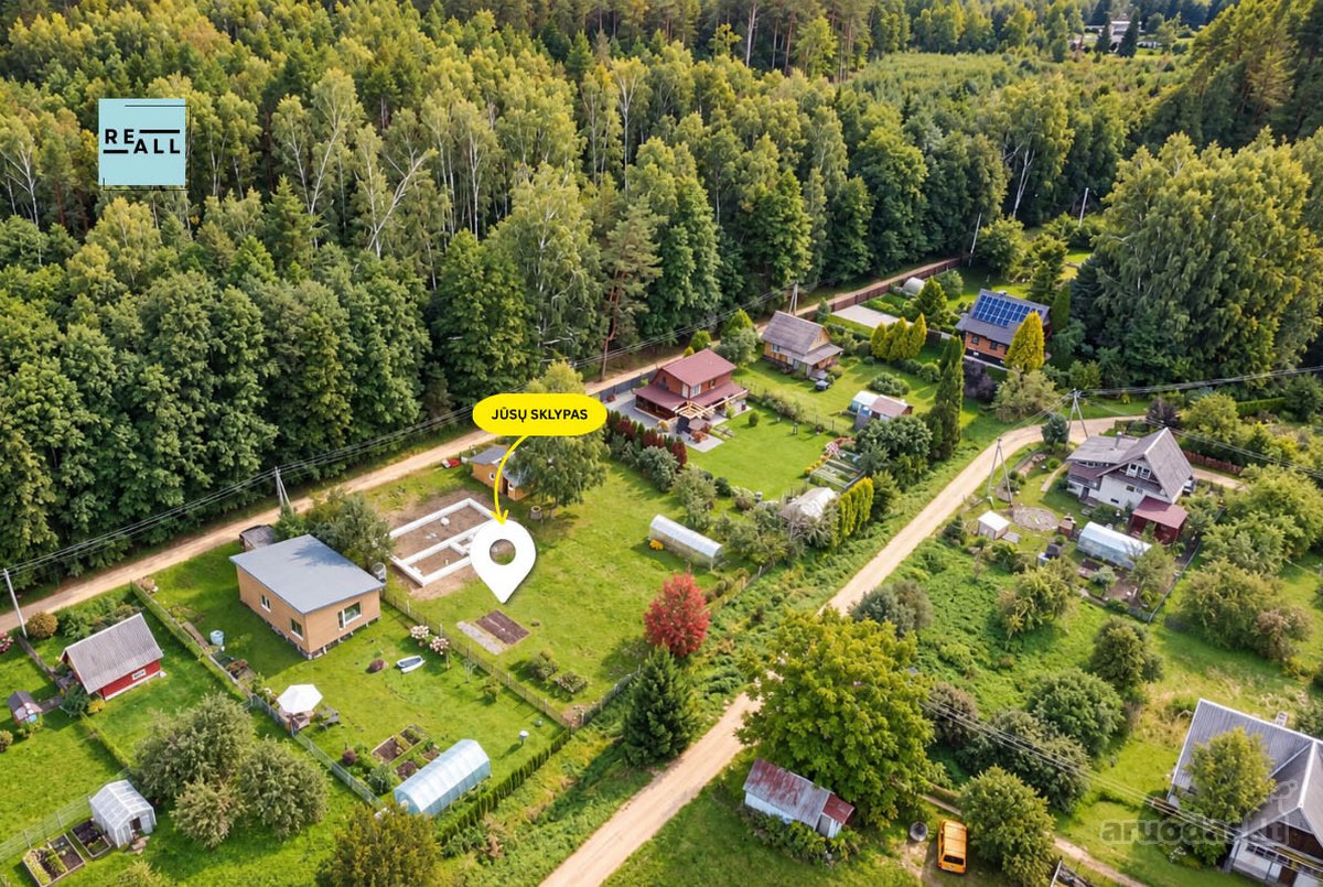 Sodo Sklypas Su Parengtu Projektu Ir Pamatais - nuotraukos Nr. 6