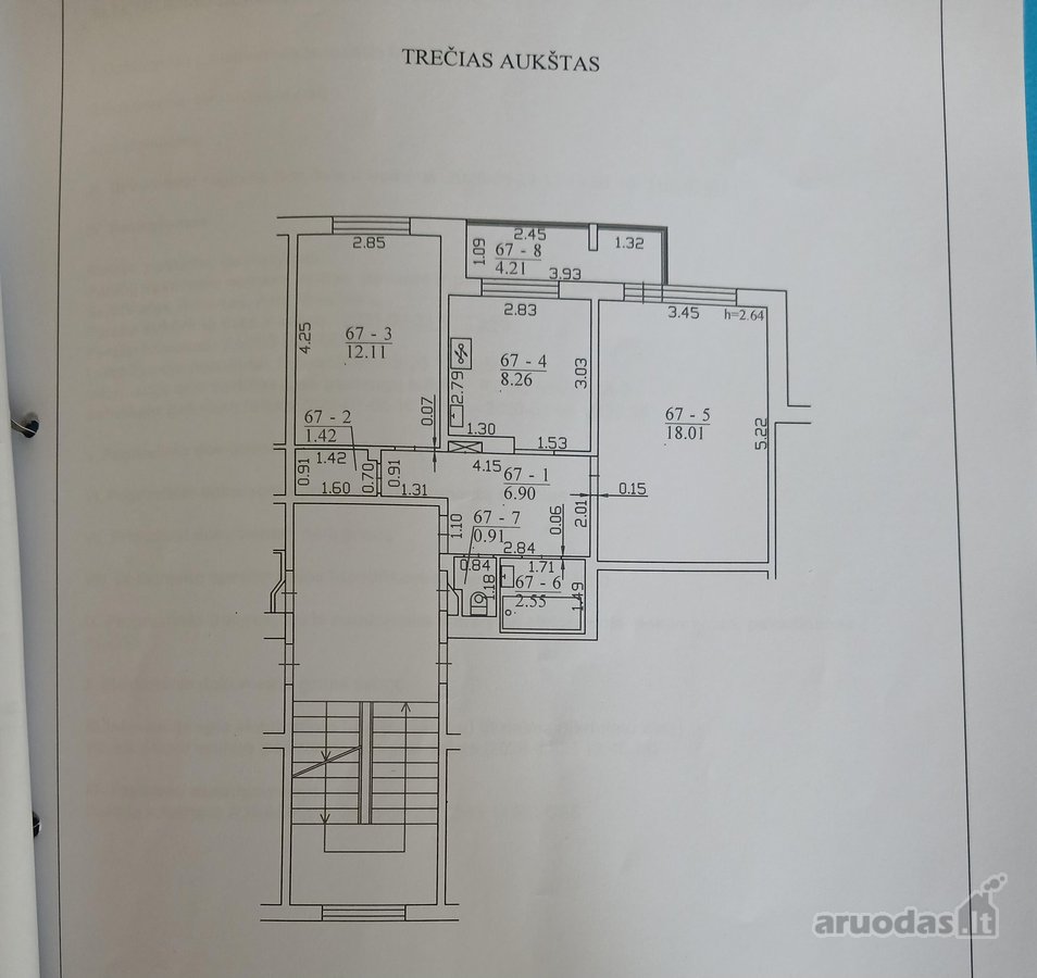 Parduodamas tvarkingas, jaukus 2 kambarių - nuotraukos Nr. 7