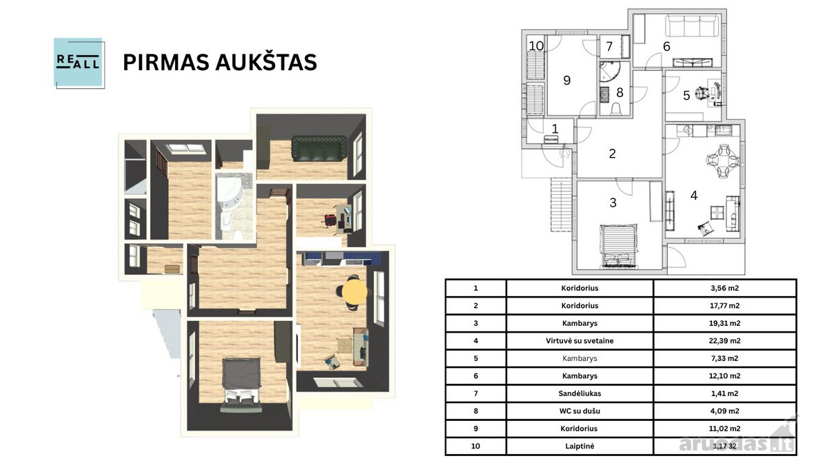 Parduodamas Renovuotas Mūrinis Namas Su - nuotraukos Nr. 13