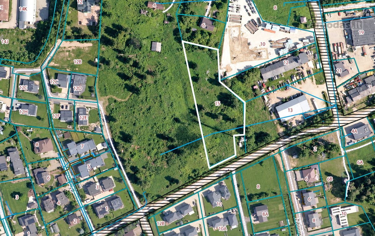 Parduodamas 58,28 a žemės sklypas Vilniaus - nuotraukos Nr. 6