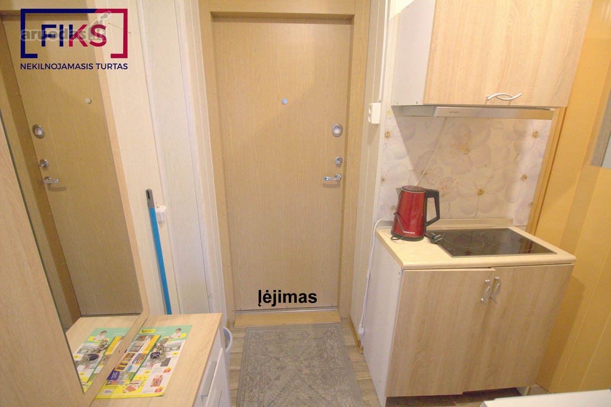 Nuomojamas  Pilnai Įrengtas 1 Kambario Butas - nuotraukos Nr. 7