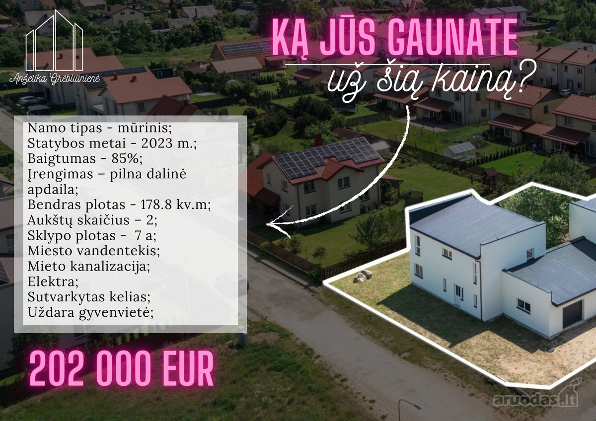 Parduodama Dvibučio Namo Dalis Lentvaryje – - nuotraukos Nr. 3