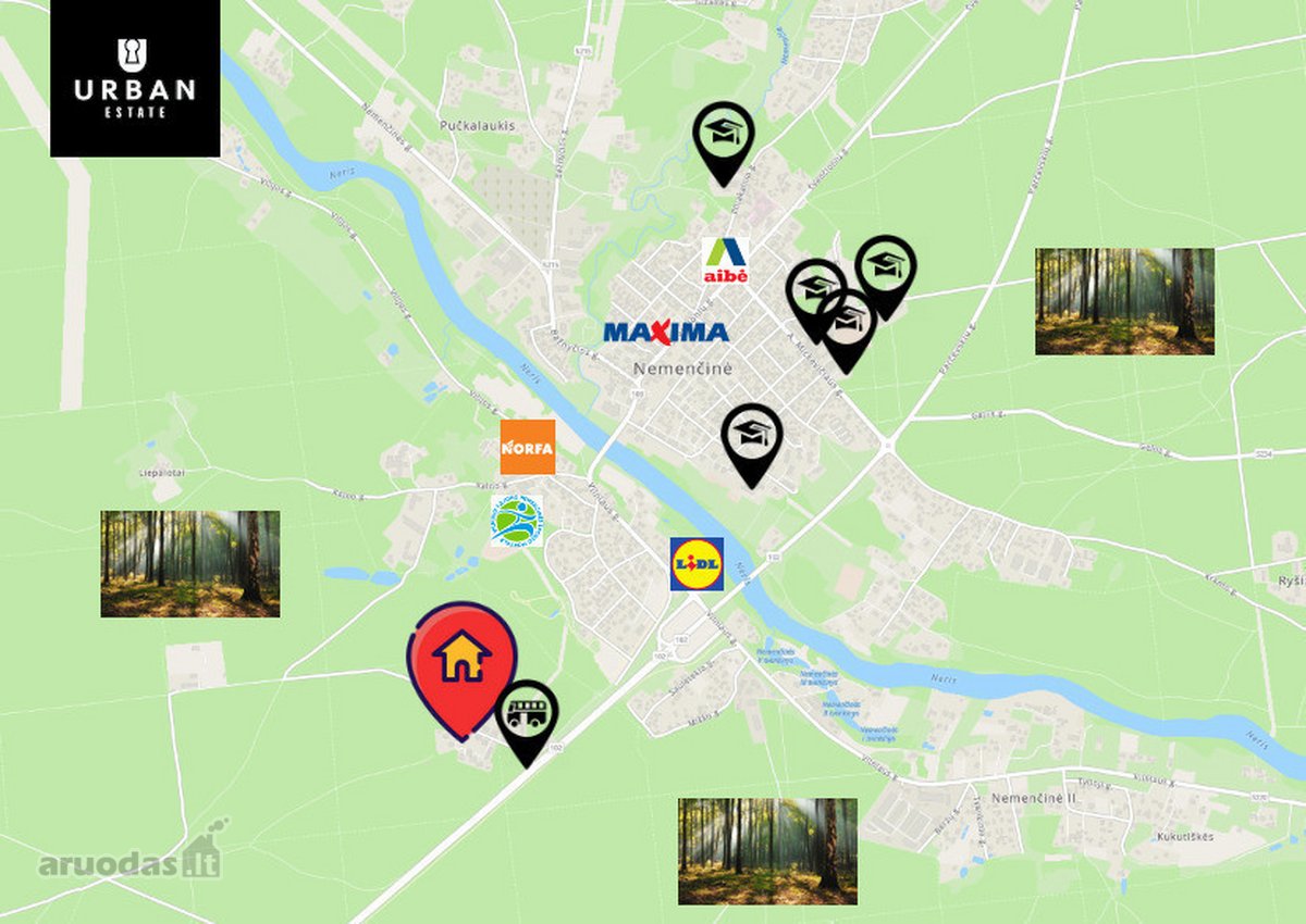 Tvarkingas, Jaukiai Įrengtas Butas Nemenčinės - nuotraukos Nr. 24