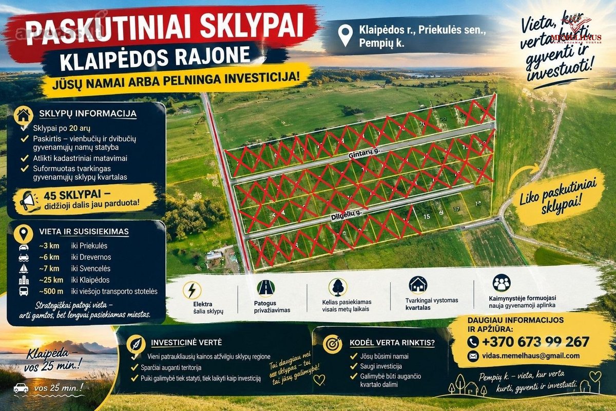? Paskutiniai 5 Sklypai Pempiuose – Galbūt - nuotraukos Nr. 5